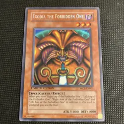 Yugioh FOIL BLEED Exodia the Forbidden One MC1-EN001 Secret Rare Limited NM - Image 1