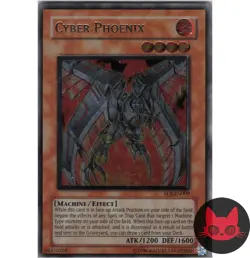 Yugioh Cyber Phoenix EOJ-EN009 Ultimate Rare LP - Image 1