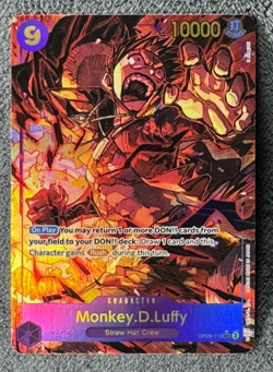 ONE PIECE Monkey.D.Luffy (Alt Art) OP09-119 SEC Emperors in the New World - Image 1