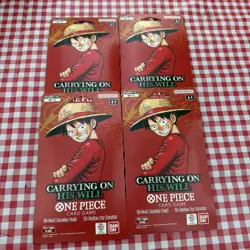 One Piece OP-13 CARRYING ON HIS WILL Sleeved Booster Pack Heavy 37.95 - 38.07 - Image 1