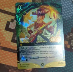 Disney Lorcana TCG Promo Woody - Jungle Guide 54/P3 Foil EN 2 Top 8 - Image 1