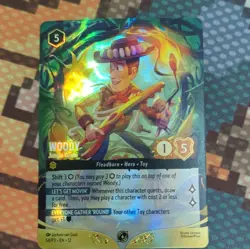 Disney Lorcana TCG Promo Woody - Jungle Guide 54/P3 Foil EN 2 Top 8 - Image 2