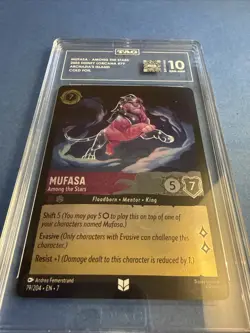Mufasa Among The Stars 79/204 Cold Foil 2025 Disney Lorcana TAG 10 Gem Mint - Image 4