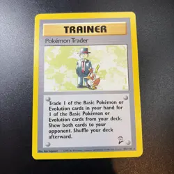 Pokemon Trader 106/130 Base Set 2 Pokemon Card TCG vintage WOTC - Image 1