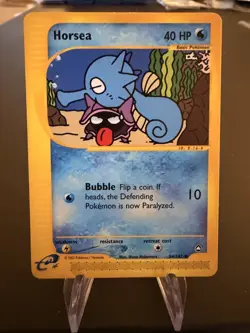 Horsea 85/147 Aquapolis Near Mint Pokemon Card Vintage WOTC e-Reader NM - Image 1
