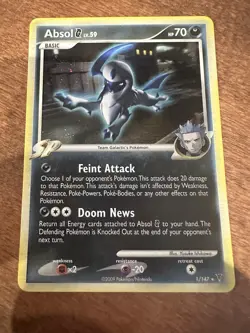 Absol G 1/147 Supreme Victors Holo Rare Pokemon Card Platinum Era - Image 1