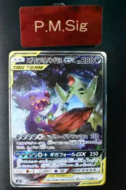 Sableye & Tyranitar GX 102/094 Miracle Twins 2019 SR Full Art Pokemon Card - Image 1