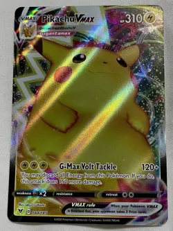 Pokemon Pikachu VMAX 265/S-P SWSH Promos Holo Japanese 310 HP Card Super Clean - Image 1