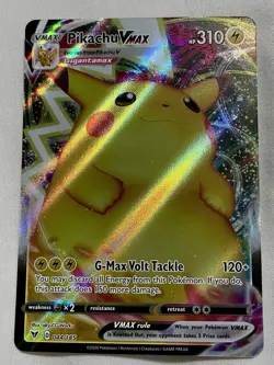 Pokemon Pikachu VMAX 265/S-P SWSH Promos Holo Japanese 310 HP Card Super Clean - Image 3