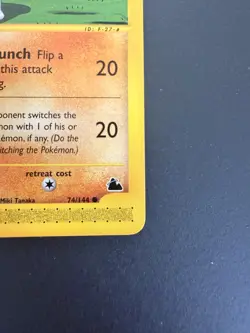 Machop 74/144 Skyridge Common Non-Holo Pokemon Card Vintage WOTC e-Reader NM - Image 5