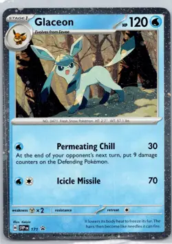 Glaceon - (Cosmos Holo) Holo Promo SV: Scarlet & Violet Promo Cards 171 NM - Image 1