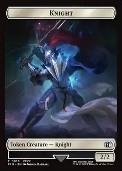 Knight Token #10 | MTG | TFIN | REGULAR | Lightly Playеd - Image 1