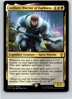 Magic the Gathering Ardbert, Warrior of Darkness Commander: FINAL FANTASY MTG - Image 1