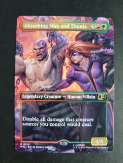 Absorbing Man and Titania (Borderless) Rare Marvel Super Heroes Commander - Image 1