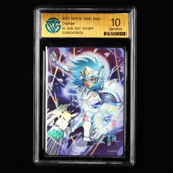 CCG GemMint 10 2025 KAYOU Saint Seiya CCG Card SS-BSR-047 Orphee 211/599 - Image 1