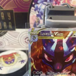 Pokemon TCG Lucario VSTAR SWSH291 Sword & Shield Crown Zenith ETB Promo Card - Image 2