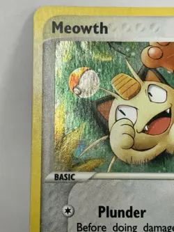 Pokemon 2003 MEOWTH #013 Holo Rare Black Star Promo Nintendo Excellent Card - Image 2