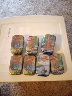Kanto Friends Pokemon Mini Tin - [2 Packs, 1 Coin & 1 Art Card] New/Sealed - Image 4