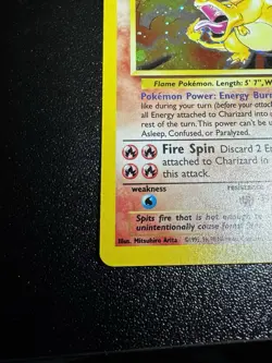 Base Set 2 Charizard Holo *SWIRL* 4/130 Pokemon Card - Image 5