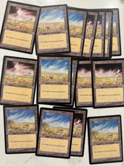 Magic the Gathering MTG Mirage Basic Lands Heavy play/ moderate Play x120 Cards - Image 2