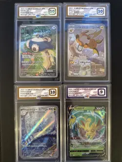 pokemon slab bundle x4 Graded cards - Image 1
