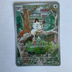 The Pokemon Company Meowth 106/094 Me02 Phantasmal Flames IR Holo EN HP70 - Image 1