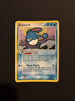 Azumarill 1/109 Holo Pokemon EX Team Rocket Returns - MP - Image 1