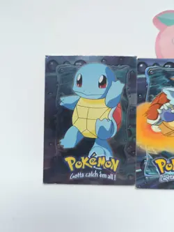 Pokemon Topps Set: Squirtle E7 Holo, Wartortle E8 & Blastoise E9 Holo - Image 2