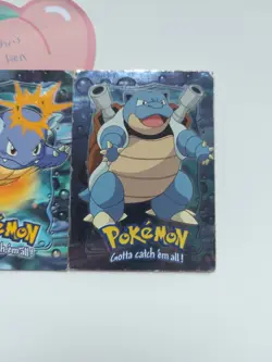 Pokemon Topps Set: Squirtle E7 Holo, Wartortle E8 & Blastoise E9 Holo - Image 4