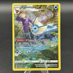 Vaporeon TG02/TG30 Ultra Rare Brilliant Stars Pokemon TCG Pokemon - Image 1