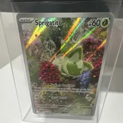The Pokemon Company Sprigatito 196/193 SV02 Paldea Evolved IR Holo EN 60HP - Image 1