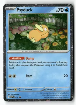 Psyduck 007 Holo Promo ME: Mega Evolution Promo Pokemon Near Mint - Image 1