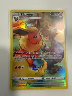 Pokemon Company Flareon TG01/TG30 Brilliant Stars TG Holo English 110HP 2022 - Image 1