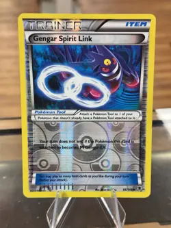 Pokemon TCG Gengar Spirit Link Phantom Forces 95/119 Reverse Holo Free Shipping! - Image 1