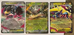 Pokemon TCG EX/Mega EX Holo Full Art Lot (3) Mawile/Durant/Manectric Ex - Image 1