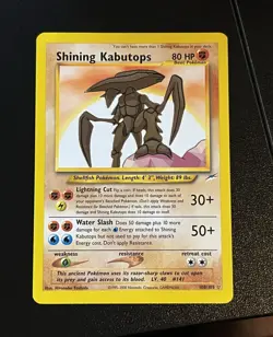 Shining Kabutops Secret Rare Holo 108/105 Neo Destiny Unlimited English NM/LP - Image 1