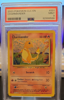 Pokemon Classic Collection Charmander Holo CLC 001/034 PSA 9 - Image 1