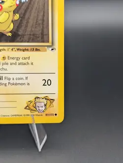 Lt. Surge's Pikachu 81/132 Gym Heroes LP Pokemon 81/132 - Image 3