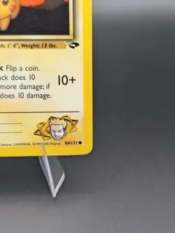 Lt. Surge's Pikachu 84/132 Gym Challange LP Pokemon 84/132 - Image 3