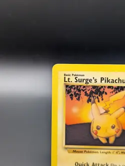 Lt. Surge's Pikachu 84/132 Gym Challange LP Pokemon 84/132 - Image 5
