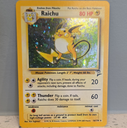 The Pokemon Company Raichu 016/130 Base Set 2 Holo Rare 80HP Stage 1 - Image 1