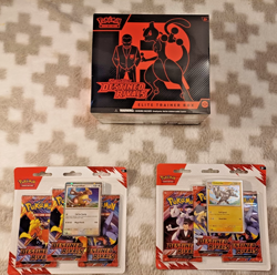 Pokemon Destined Rivals Elite Trainer Box ETB Sealed & 2 triple Blisters - Image 1