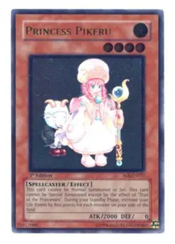 Moderately Played Princess Pikeru - SOI-EN027 - Ultimate Rare - Unlimited Editio - Image 1