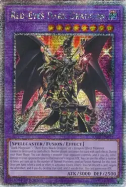 Yugioh! LP Red-Eyes Dark Dragoon - RA02-EN021 - Quarter Century Secret Rare - 1s - Image 1