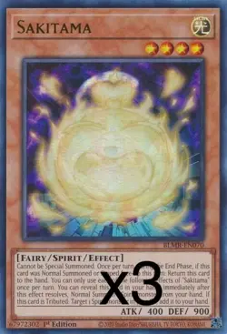 3X Yugioh Sakitama BLMR-EN070 Ultra Rare 1st Edition NM - Image 1