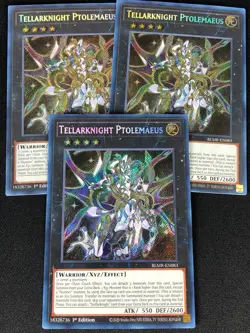 YUGIOH TELLARKNIGHT PTOLEMAEUS BLMR-EN083 1ST SECRET X3(NM) - Image 1