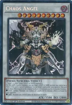 Yugioh! Chaos Angel - RA05-EN043 - Secret Rare - 1st Edition Near Mint, English - Image 1