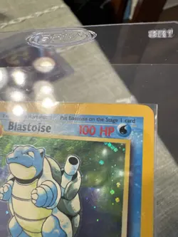 Blastoise Holo 2/130 Base Set Unlimited WOTC 1999 Vintage Pokemon Card - Image 5