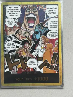 Sleeved OP16 Golden Don Card - English - One Piece TCG - Image 1