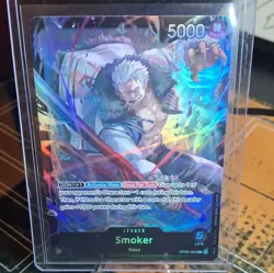 Bandai One Piece CCG Smoker Leader OP02-093 Special Alt Art Foil ENG 5000 - Image 1